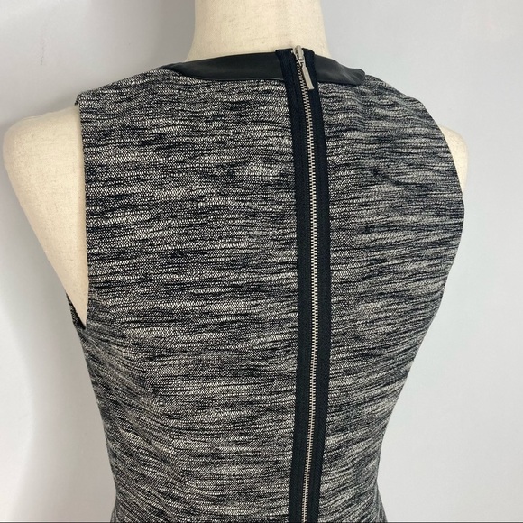 Madewell Women's 2 A-line Office Heather Black Tailored Dress - Picture 4 of 9